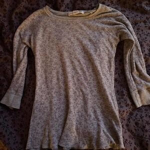 Love By Design Heathered Long Sleeve Top
